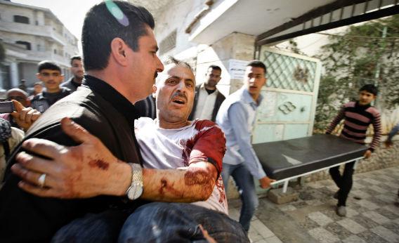 Fighting in Syria.